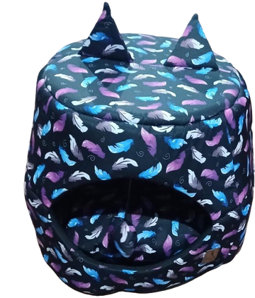 Smarty Pet Printed Cat House (Multi Color Print)